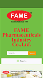 Mobile Screenshot of famepharma.com